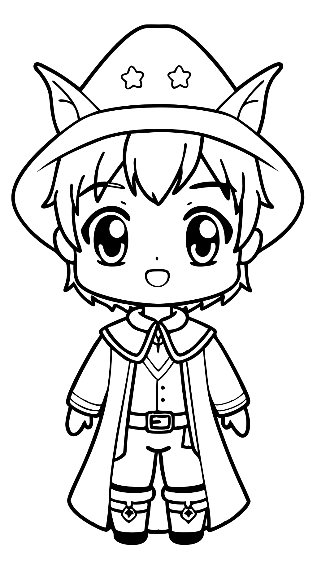 anime chibi coloring pages